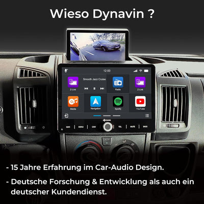 DYNAVIN Android Autoradio Navi für FIAT Ducato Citroën Jumper II Peugeot Boxer II: 10,1 Zoll Radio m