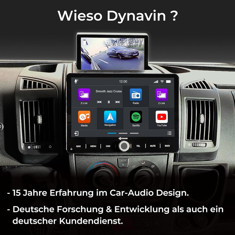 DYNAVIN Android Autoradio Navi für FIAT Ducato Citroën Jumper II Peugeot Boxer II: 10,1 Zoll Radio m