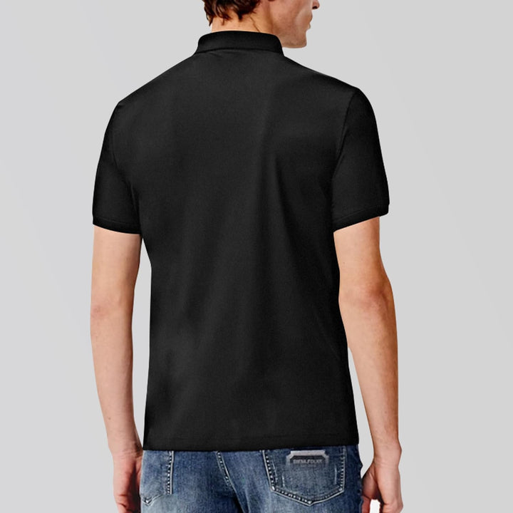 Liking Herren Basic Poloshirt Baumwolle Polo Shirts Polohemd Kurzarmshirt mit Knopfleiste Atmungsakt