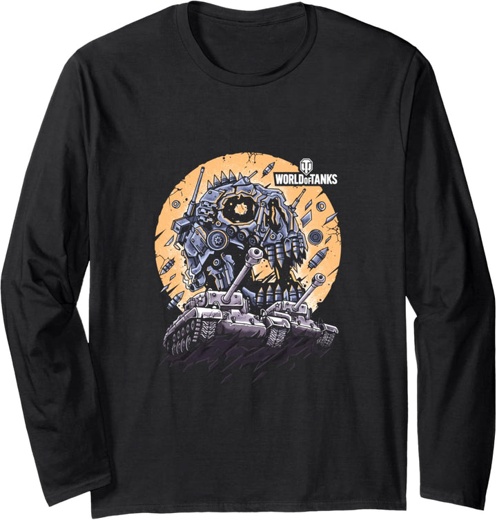 World of Tanks Halloween-Mond Langarmshirt