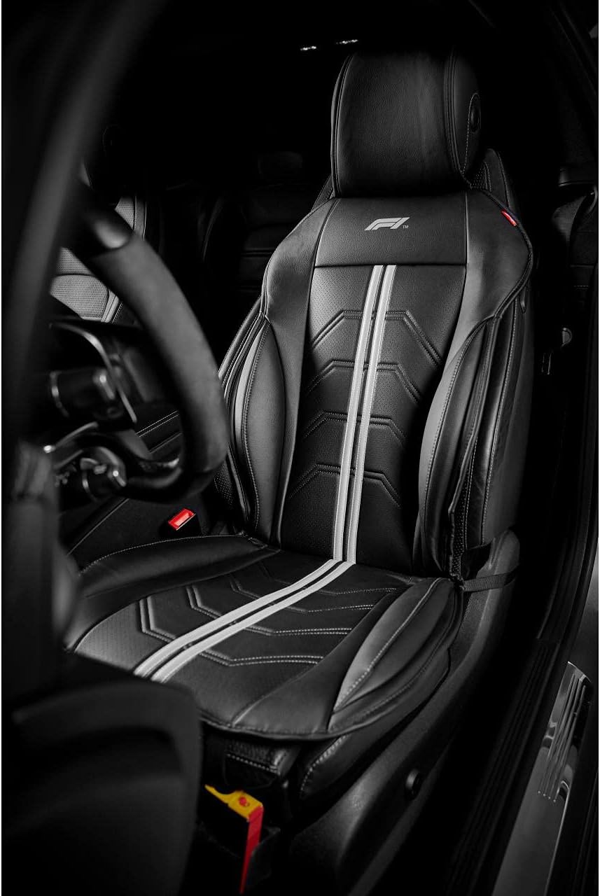 Formula 1 Auto Sitzauflage Universelle Sitzauflagen, Autositzbezüge für Vordersitze, atmungsaktiv, w