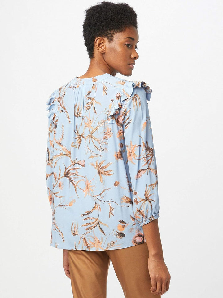 Mos Mosh Damen Bluse Debby Thistle blau S