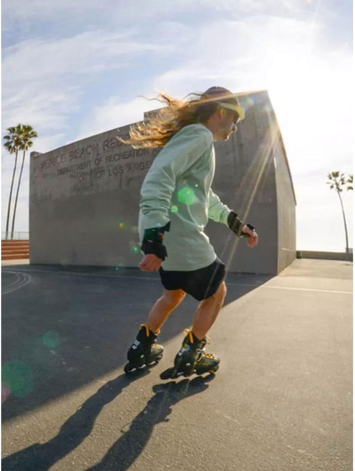K2 Skate Herren F.i.t. 80 Boa Inline Skates EU: 44.5 (UK: 10 / US: 11) grey - mustard, EU: 44.5 (UK: