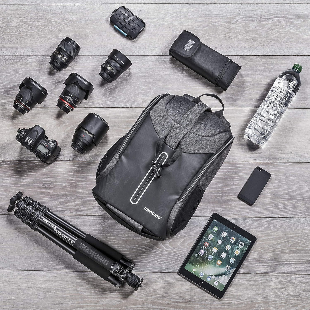 Mantona Fotorucksack Tallinn anthrazit, Rucksack