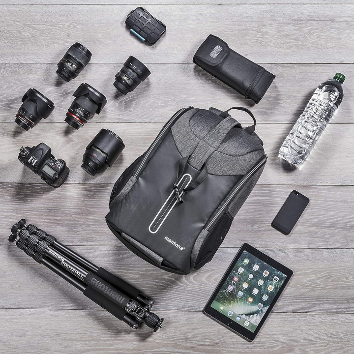 Mantona Fotorucksack Tallinn anthrazit, Rucksack