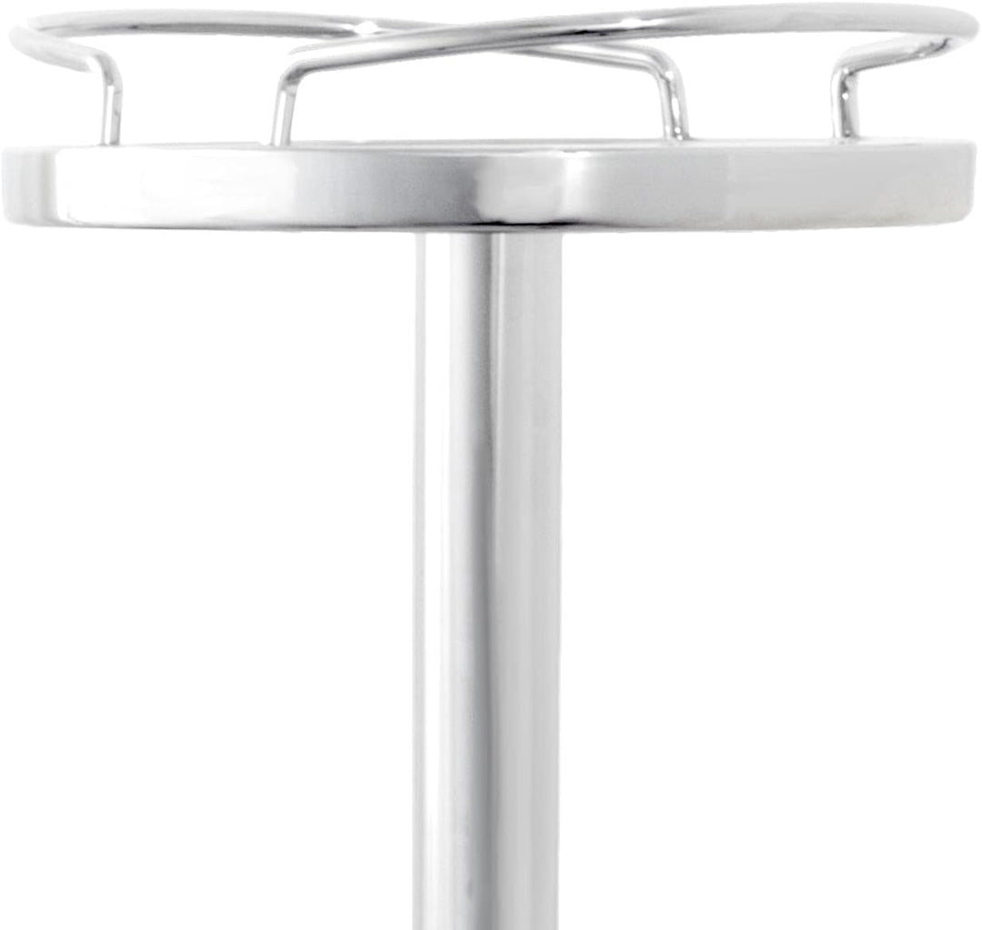 Sekt-Champagner-Wein-Kühler mit Ständer-Fuss ca. 90 cm hoch polierter Edelstahl - ideal für Feiern.