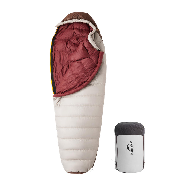 Naturehike Snowbird RDS Entendaunen Mumienschlafsack,Outdoor Professional Camping Schlafsack,Unisex