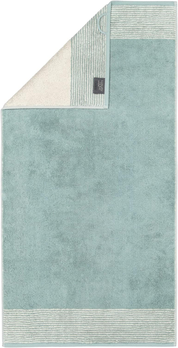 CAWÖ Home Handtücher Luxury Home Two-Tone 590 Salbei - 43 Duschtuch 80x150 cm, Duschtuch 80x150 cm