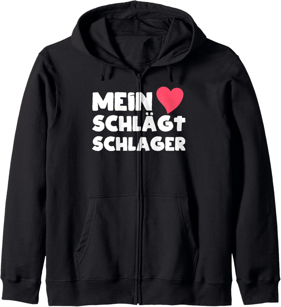 Mein Herz schlägt Schlager, Musik, tanzen, Rhythmus Kapuzenjacke