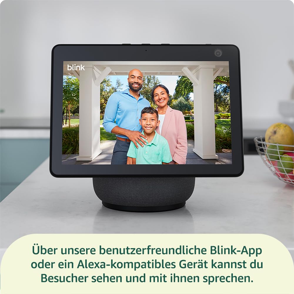 Blink Videotürklingel (neueste generation) | Einzelgerät | Kopf-bis-Fuss-Aufnahme in HD, 2 Jahre Bat