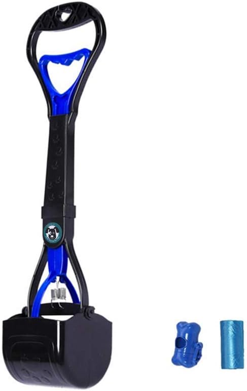 Ceasyde Kotschaufel für Haustiere, 45 cm langer Griff, zum Spazierengehen, für den Innen- und Aussen