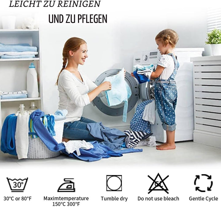 Caijin Bettkopfteil Hussen Bett Kopfteil Bezug, Weicher Strecken Samtstoff Staubdicht, Staubdichte S