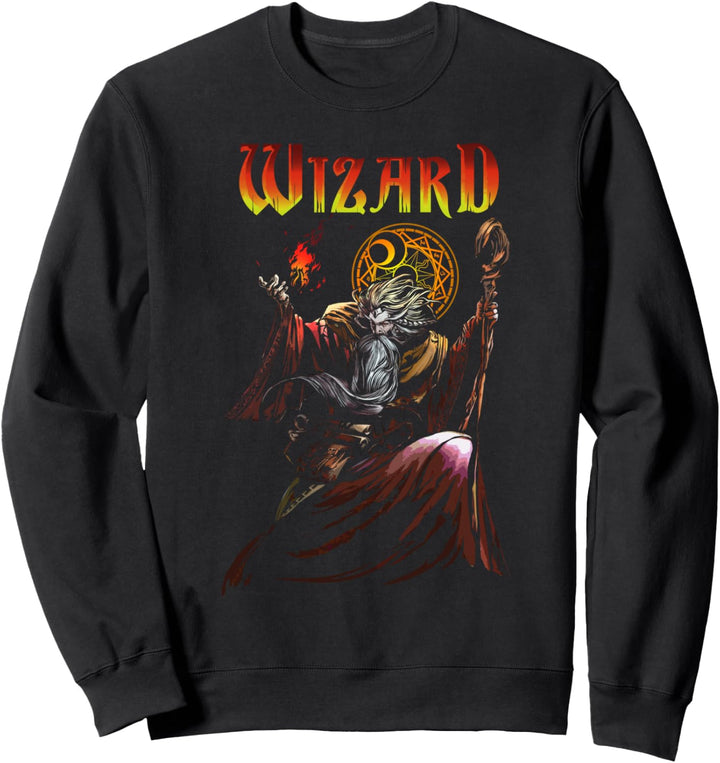 Wizard Magic Fantasy RPG D20 Tischspieler Sweatshirt