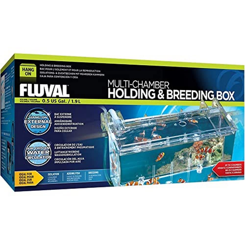 Fluval Hang-On Aufzuchtbecken L, mit 1,9L Fassungsvermögen, für Fische, fürs Aquarium 1,9 L, 1,9 L