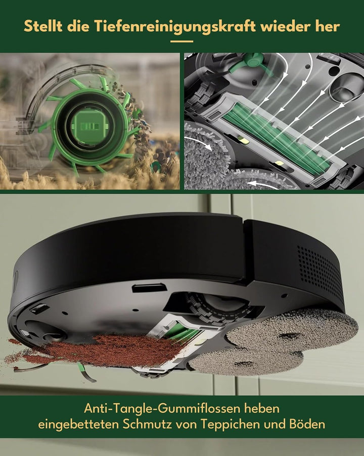 28 Stück Ersatzteile Set für iRobot Roomba Plus 405/505 Combo Robot Staubsauger: 2 Hauptbürste, 6 Se