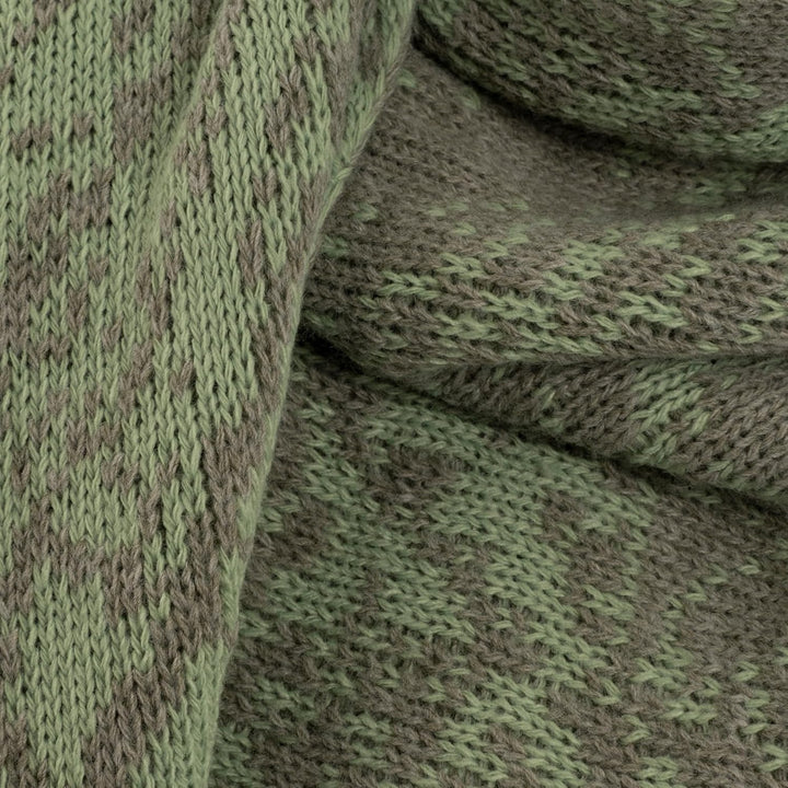 KNIT FACTORY - Dreiecksschal Lea - Damen Strickschal mit Wolle - Umschlagtuch für den Herbst und Win