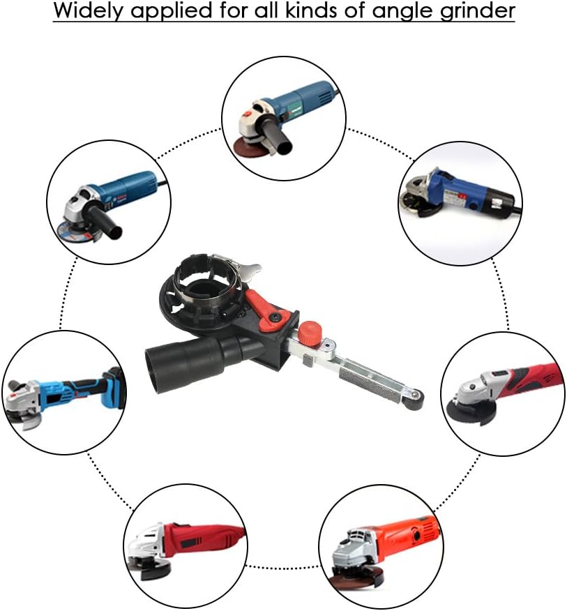 VISLONE Multischleifer, Schleifmaschine für Holz Mini DIY Sander Schleifbandadapter für 115mm 4,5 "u