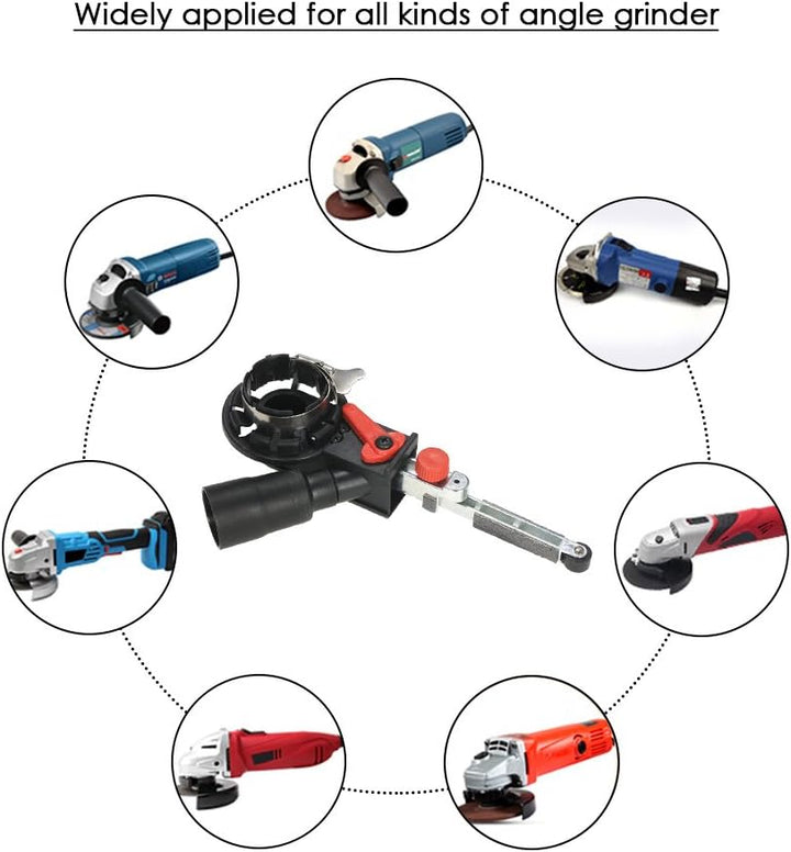 VISLONE Multischleifer, Schleifmaschine für Holz Mini DIY Sander Schleifbandadapter für 115mm 4,5 "u