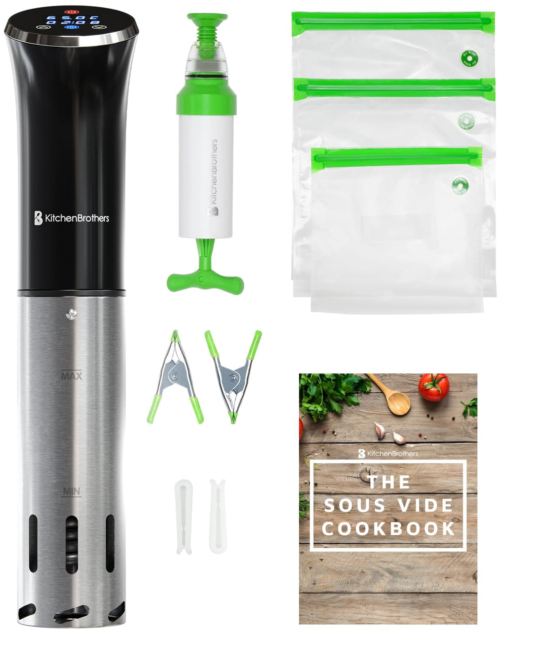 KitchenBrothers Sous Vide Garer - Sous Vide Stick - Souvidestab - Souvidgarer - Suvit Garer - Suvide