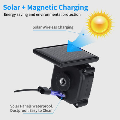 OBEST TPMS Solar-Reifendruckkontrollsystem, Wireless Solar Power Reifendruck Wasserdichtes Motorrad-