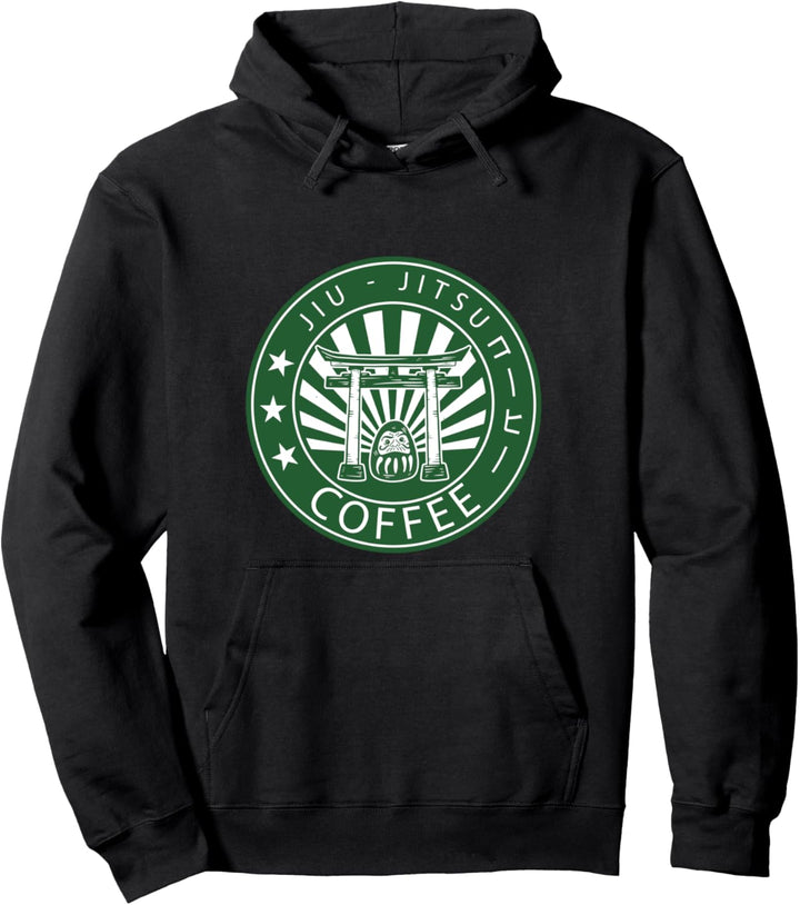 BJJ MMA Jujitsu Martial Art Coffee Jiu Jitsu Coffee Lover Pullover Hoodie