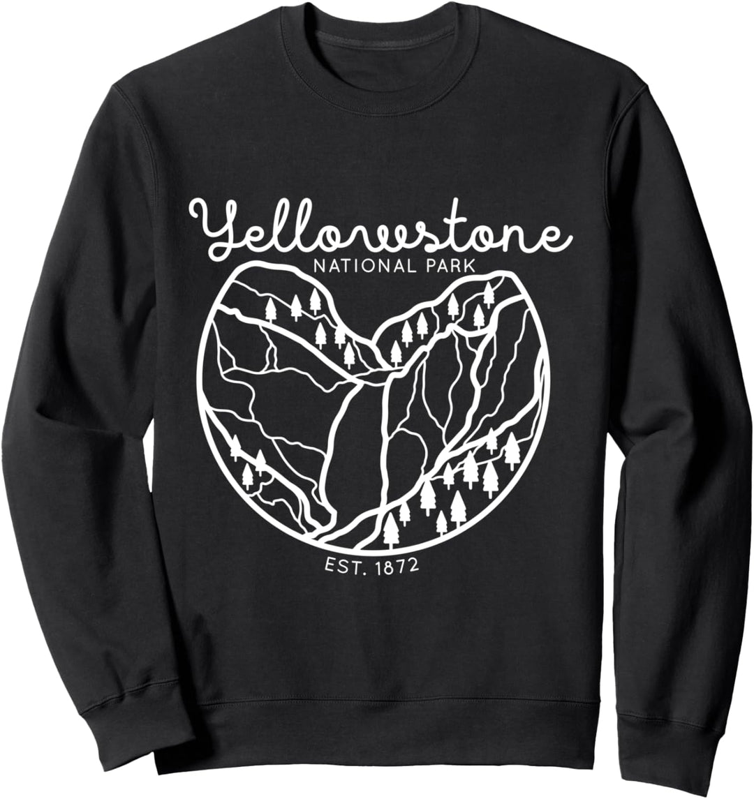Yellowstone National Park Valley 1872 Wyoming Sweatshirt