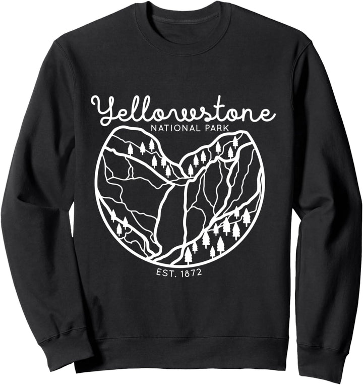 Yellowstone National Park Valley 1872 Wyoming Sweatshirt