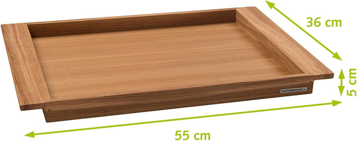 Nachhaltige Qualität in stilvollem Design: Das Besondere und Hochwertige Eichenholztablett NH-E mitt