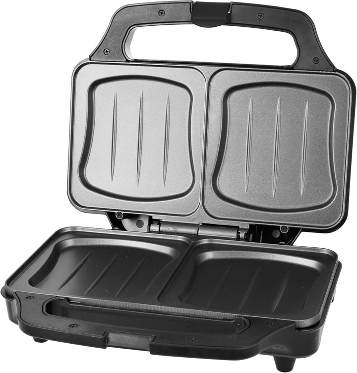 Emerio XXL Sandwichtoaster für alle Toastgrössen geeignet, BPA frei, grosse Muschelform, leicht zu r
