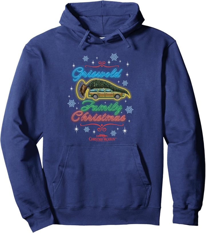 Christmas Vacation Neon Griswald Weihnachten Pullover Hoodie