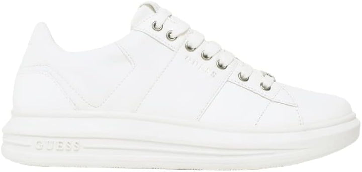 GUESS Herren Vibo Sneaker 44 EU Weiss, 44 EU Weiss