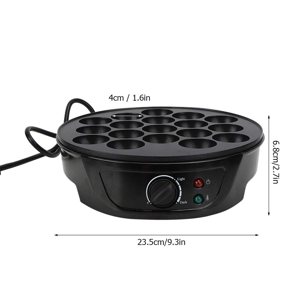 Elektrische Takoyaki-Maschine mit 18 Runden Formen, Oktopus-Kugel, Mini-elektrische Backform, Frühst