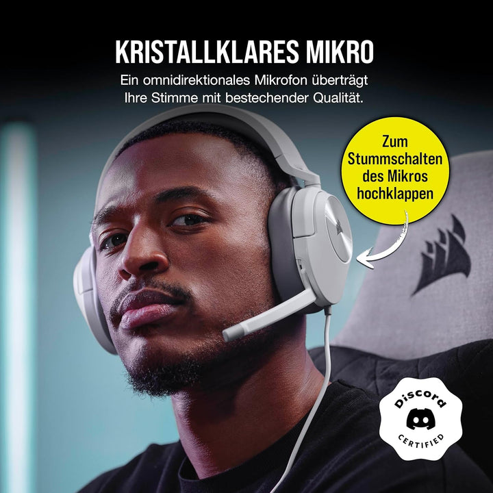 Corsair HS55 Surround Leichtes Kabelgebundenes Multiplattform-Gaming-Headset - Dolby 7.1 Surround So
