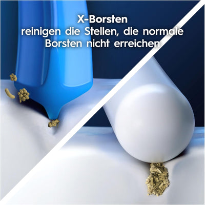 Oral-B Pro Sensitive Clean Aufsteckbürsten für elektrische Zahnbürste, 8 Stück, sanfte Zahnreinigung