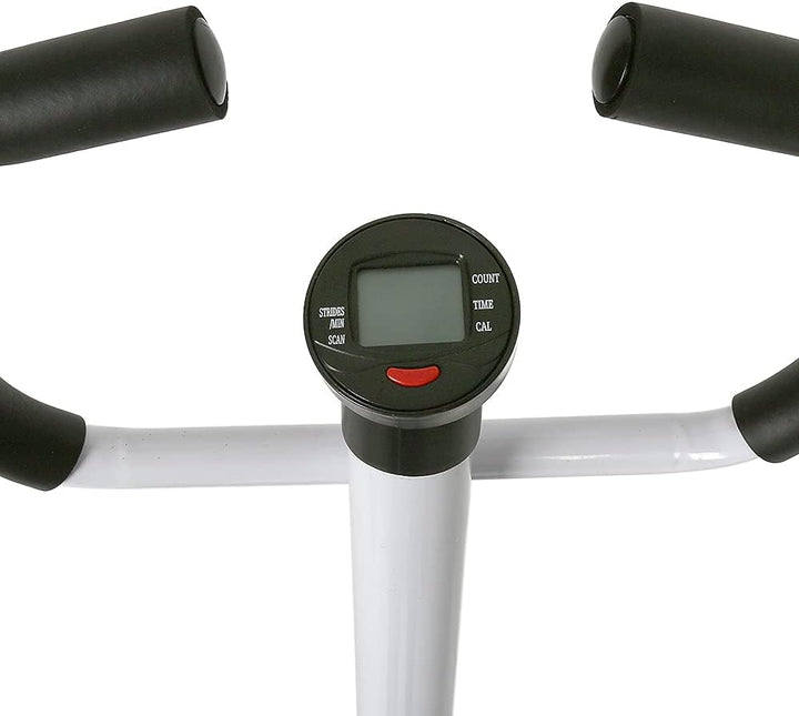 Supfine Mini Heimtrainer, Faltbarer Arm- und Beintrainer mit LCD-Display, Verstellbarer Widerstand,