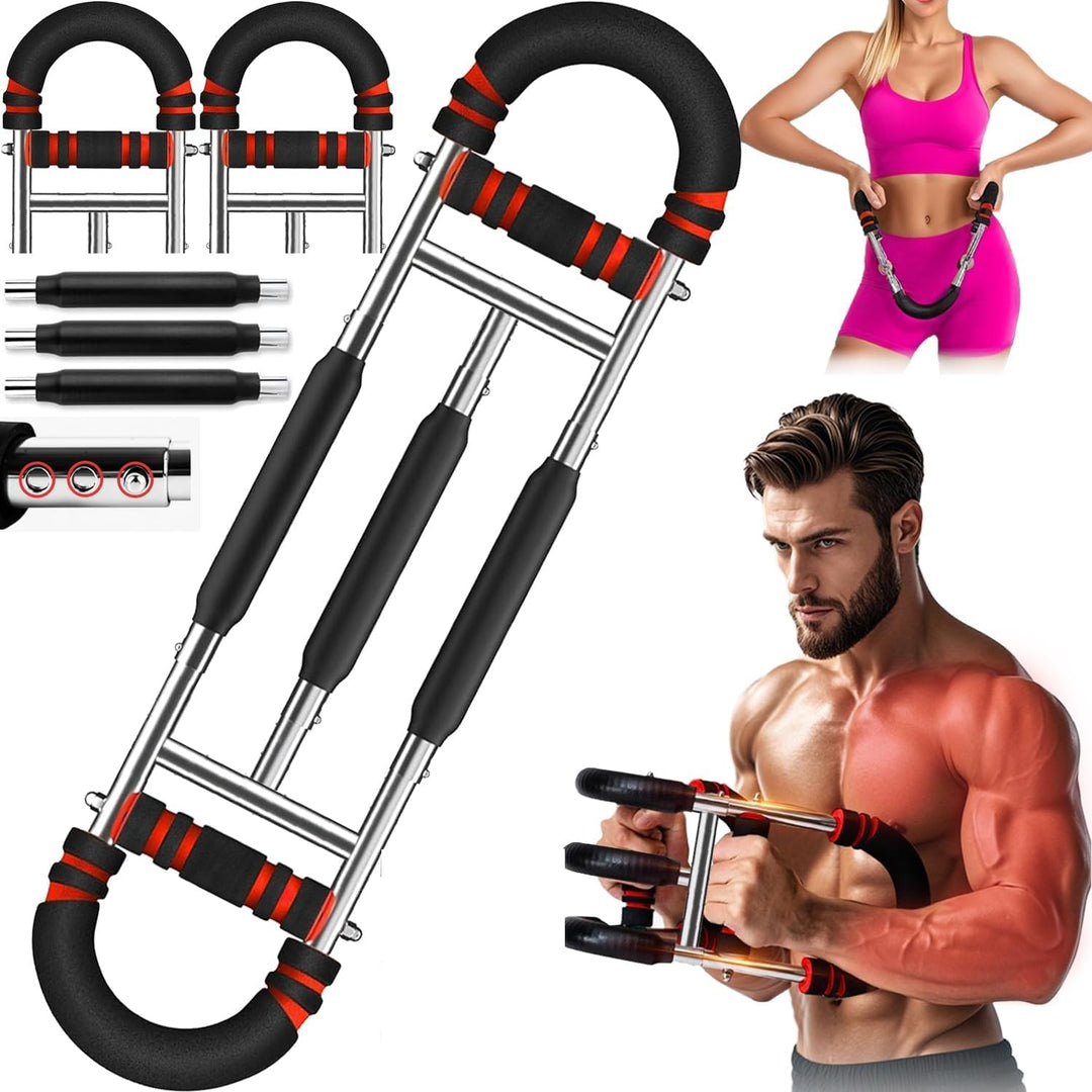 VLFit Twister Armtrainer, U-Form Verstellbarer Brustdehner, Oberschenkel-Master-Trainer, Körperstärk
