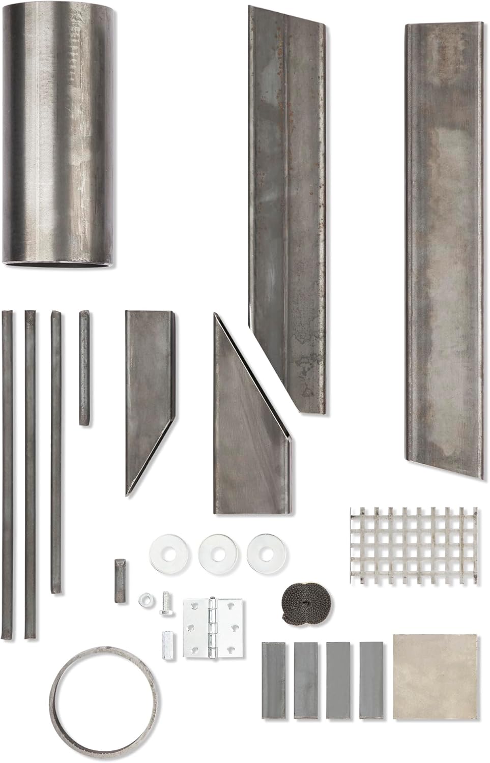 Pelletfackel Feuerrohr Bausatz mit Glas