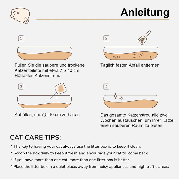 FUKUMARU Tofu Katzenstreu 10.8kg, schnell klumpendes Katzenstreu mit super saugfähigem Material, sof