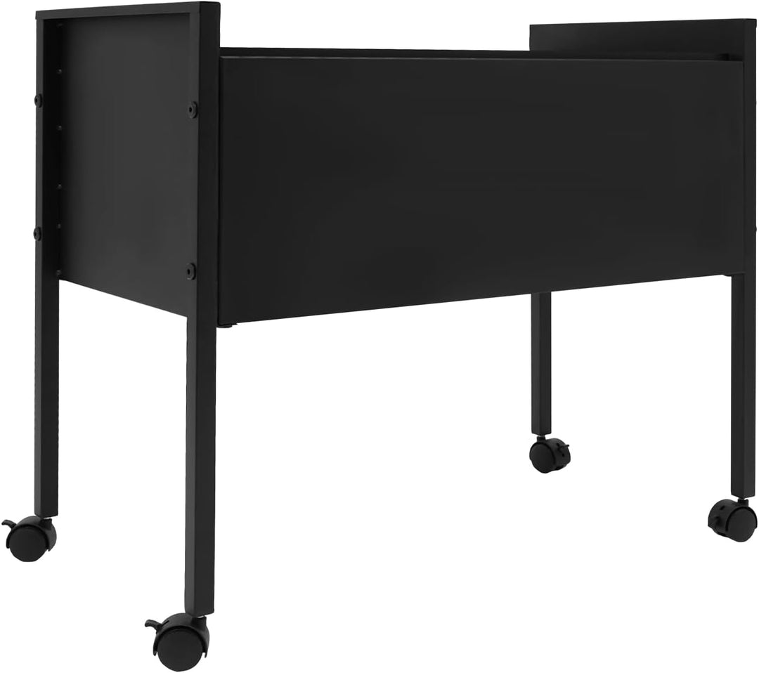 Hängemappenwagen, Rollbarer Aktenschrank mit Universalrollen Aktenordner Büroschrank für Büros Konfe