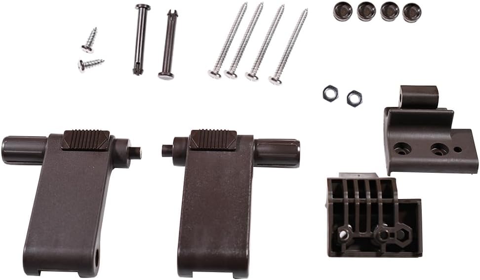 Griffhebel-set und Konsolen-Set Braun Ersatzteil für Braas Atelier-Fenster Kompatibel mit BA/DA 1992