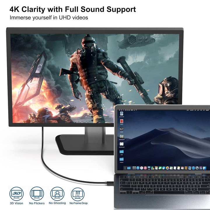 BENFEI USB C auf HDMI Kabel 4K 1,8m, 5 Stück Typ C auf HDMI Kabel [kompatibel Thunderbolt 3/4] für i