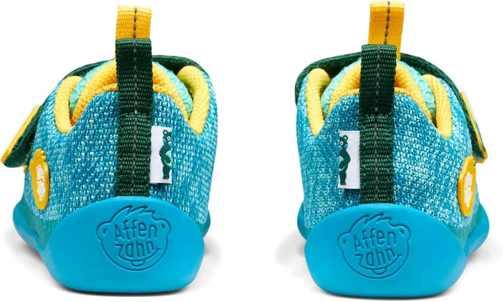 Affenzahn Barfussschuh Knit Happy mit Klettverschluss, Vegan, rutschfest, Flexibel, Reflektierend, b