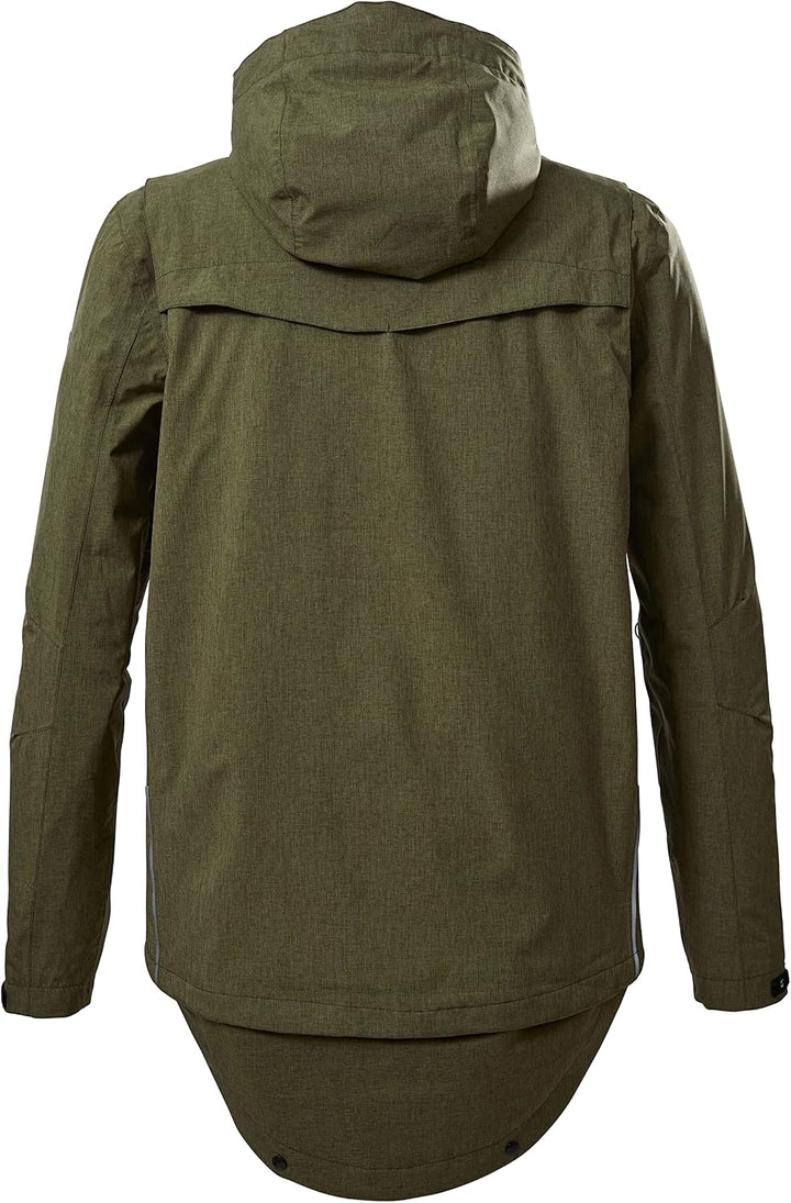 Killtec Herren Kos 36 Mn Jckt Funktionsjacke/Outdoorjacke mit abzippbarer Kapuze und Spritzschutz, d