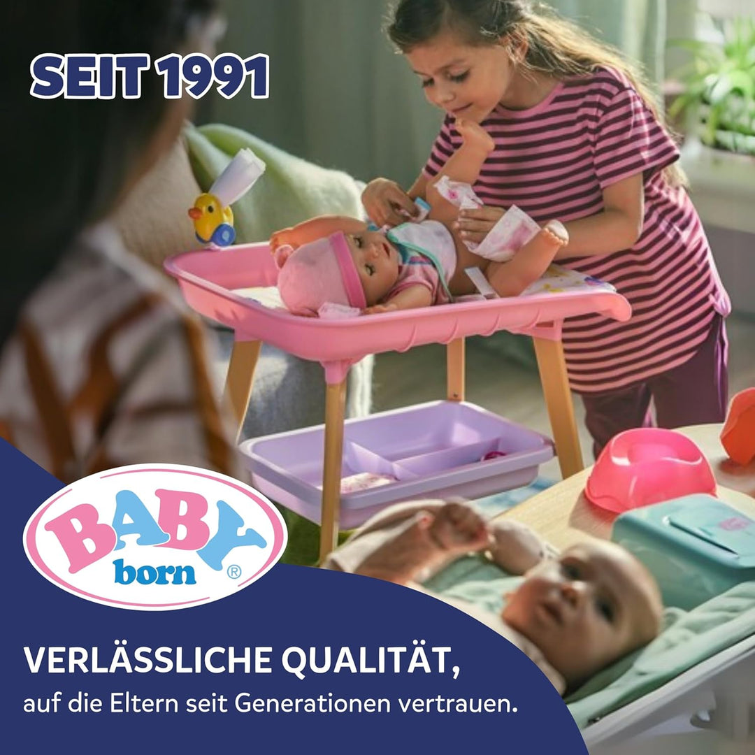 BABY Born Tutu-Outfit - Mit Buntem Tutu-Rock, T-Shirt &amp; Jacke im College-Stil - Hochwertiges Puppenz