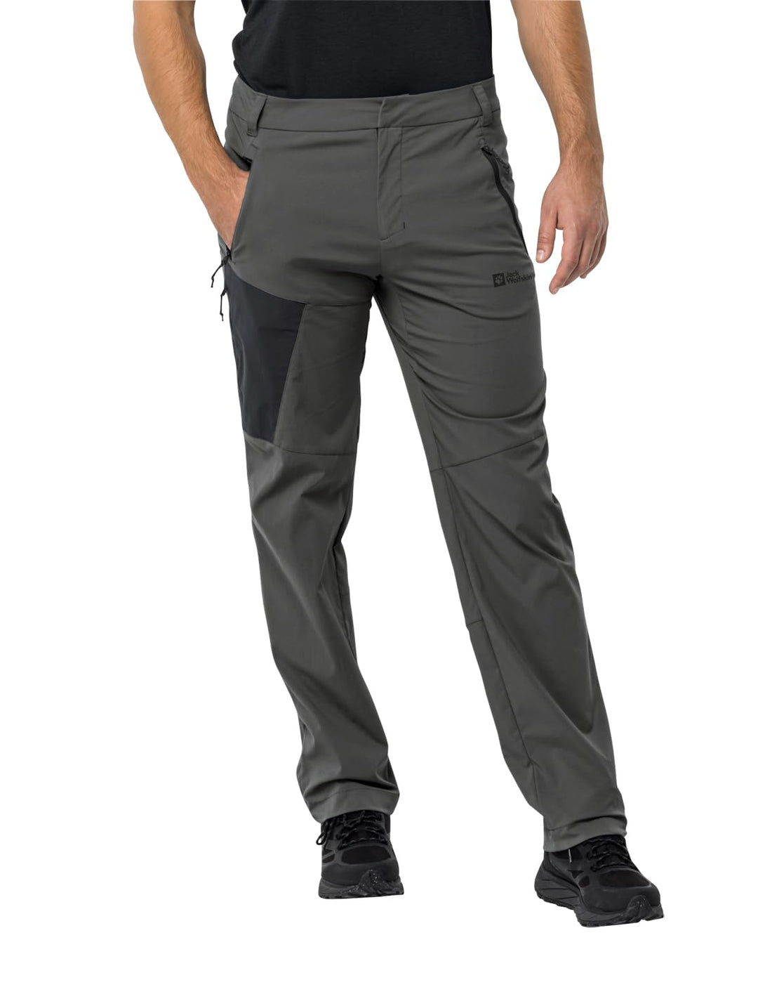 Jack Wolfskin Herren Wanderhose Glastal Pants M 48 Lang Slate, 48 Lang Slate