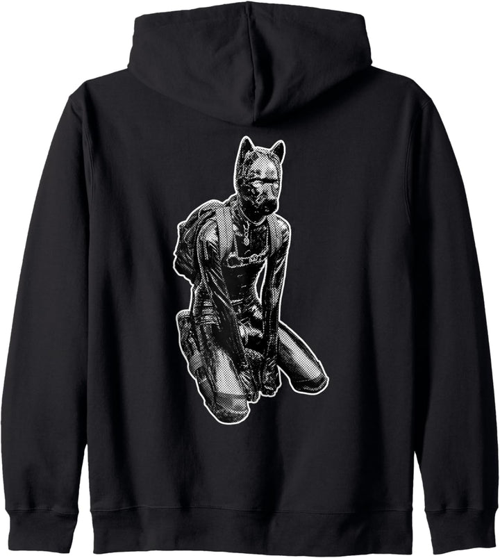 Doggy Petplay Puppy Play Design für Human Pup Kapuzenjacke