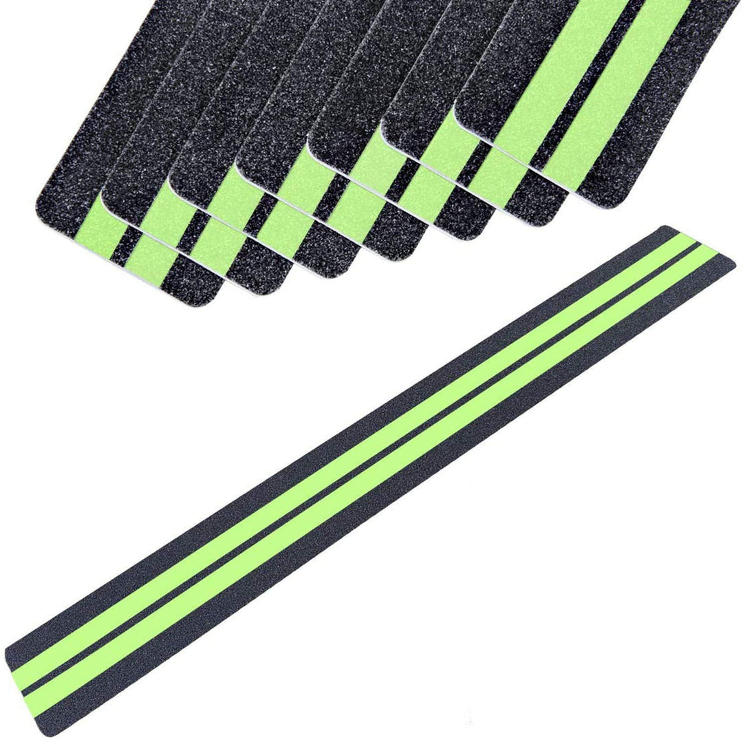 5 x 60 cm Anti-Rutsch-Klebeband - Premium 15 vorgeschnittene Streifen, 80 Körnung, rutschfester Kleb