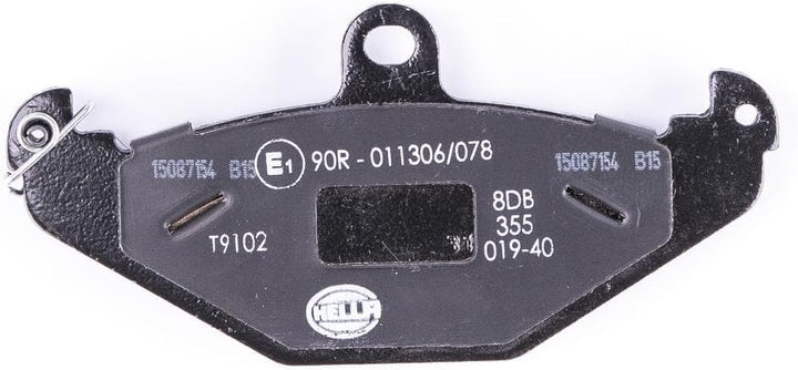 HELLA PAGID 8DB 355 019-401 Bremsbelagsatz - T9102 - Dicke/Stärke: 12.9mm - Bremssystem: Brembo - ni