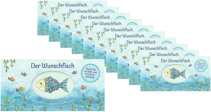 Geschenke für Kommunion (Auswahl) / Gebetswürfel/Buch/Kreuz /, Anzahl:10er Set, Auswahl:Karte Wunsch