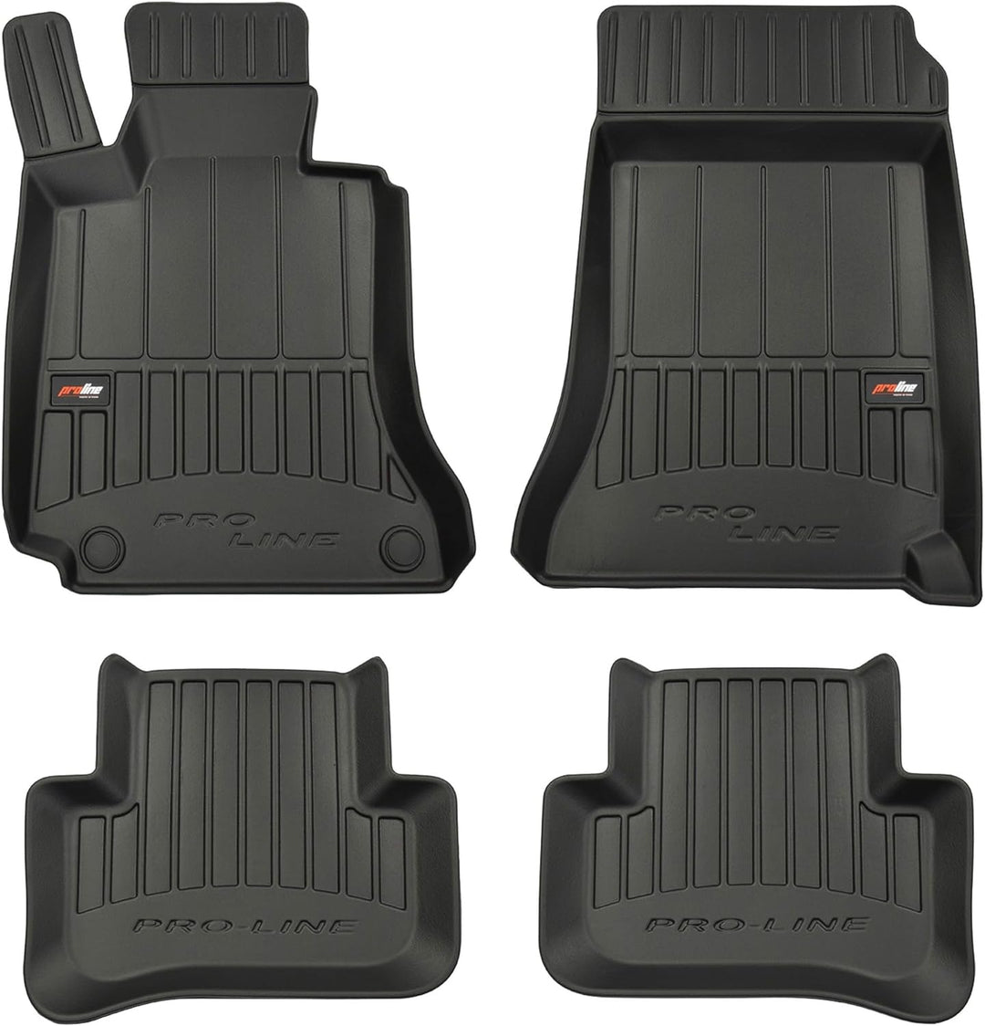 SMK Gummimatten auto fussmatten Satz für Mercedes C-Klasse W204 2007-2014 Erleben Sie einen neuen St